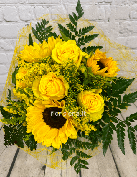 Bouquet di girasoli