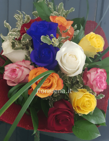Bouquet di rose ssortite