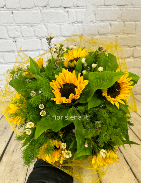 Bouquet girasoli 