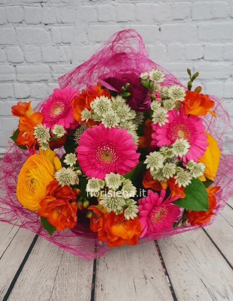 Bouquet floreale colorato